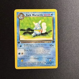 Pokemon TCG 1st Edition Dark Wartortle 46/82 Team Rocket ungewöhnlich WOTC - Bild 1 von 2