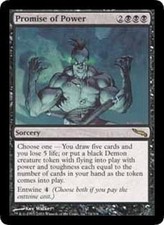*FOIL* Promise of Power 1x MtG Mirrodin ENGLISH PLAYED