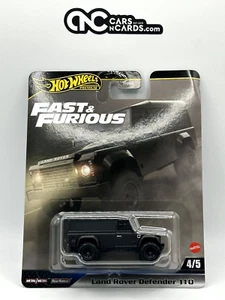 2025 Hot Wheels Premium Fast & Furious 4/5 Land Rover Defender 110 (Card Crease) - Picture 1 of 4