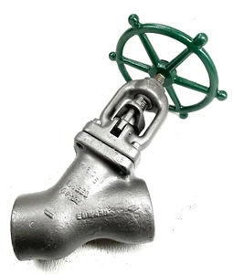 EDWARD 848Y Y-Pattern Globe Stop Valve 2" Class 800 / 2000 PSI / Socket Weld End - Picture 1 of 20