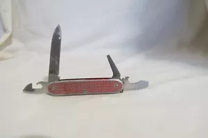 Vintage Victorinox Soldier #94 4 Bladed Pocket Knife Jack Knife Switzerland - Picture 1 of 5