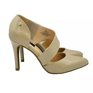Zapatos sin cordones Jones New York Tacones Mujer Talla 6 M Beige Desnudo Colette Stiletto - Imagen 1 de 10