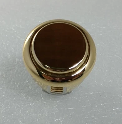 Japan Sanwa Metallic Gold Button OBSJ-30-AU Arcade Video Game Parts - Image 1 of 4