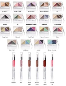 e.l.f. Brightening Eye Color Quad w/ Luscious Liquid Lipstick Pick Your Colors  - Picture 1 of 3