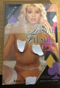 Vintage 80's Royal Flushes Nude Playing Cards 54 Models in Color No. 6006 Adult - Picture 1 of 1