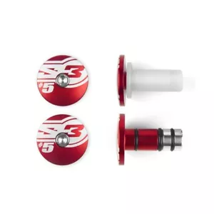 S3 14MM TRIALS BAR ENDS 5 RED FOR GAS GAS BETA SHERCO TRS VERTIGO MONTESA ETC - Picture 1 of 1