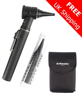 Riester Penscope Otoscopio 2,7 V con bolsa - negro 2056-200 - Imagen 1 de 1