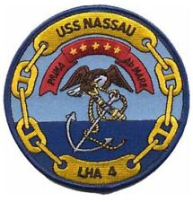 USS Nassau- LHA-4 Patch – Sew On, 4"