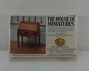 The House of Miniatures Chippendale Desk on Frame Circa 1770 X-Acto 40067 *NEW*. - Picture 1 of 2