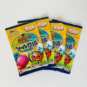 Card Hero Seal Sticker Card Packs Set of 4 Rare Anime Amada Nintendo Japan 2000 - Picture 1 of 2