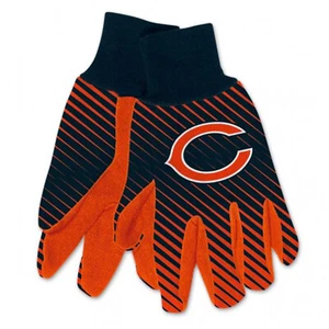 NEW Football Chicago Bears Protective Utility Gripped Gloves Licensed - Picture 1 of 1