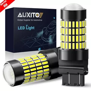 3156 3157 4157 102-LED Backup Reverse Light Bulbs DRL Foglight 6000K Xenon White - Picture 1 of 25