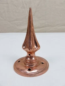Kupfer Spitze Rundblatt Helm Bayern Pickelhaube Ersatzteil SPIKED HELMET - Picture 1 of 7