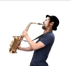 Saxofón alto Glarry en Mi bemol con 11 cañas, estuche, kit de cuidado, colore... - Foto 1 di 6