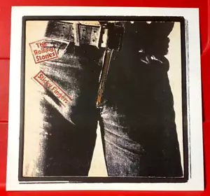 The Rolling Stones Sticky Fingers Album Cover Art PICTURE / PRINT 6.5" x 6.5" - Picture 1 of 3