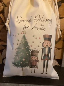 Saco de Papá Noel Personalizado - Cascanueces Soldado Batería Niño - Diseño Anton - Imagen 1 de 5