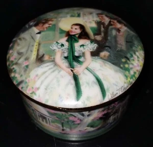 W. L. GEORGE Music Box Gone with the Wind Scarlett at Twelve Oaks 1991 - #13856E - Picture 1 of 3