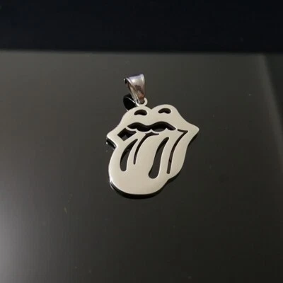 Rolling Stones stainless steel polishing pendant Rock music charm - Image 1 of 4