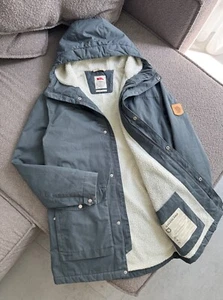 Men's FJALLRAVEN Greenland Winter Parka Jacket Fleece Lined G-1000 XL fits L/XL - Picture 1 of 14