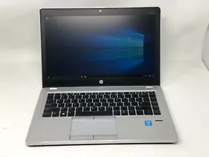 HP Folio 9470m i5-3437U 1.9GHz 8GB 256GB SSD 1600x900 Webcam Win 10 Slim Laptop - Picture 1 of 7