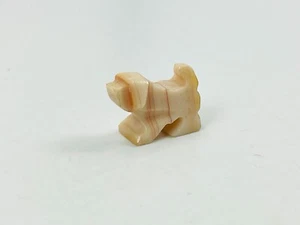 Vintage Type Case Size Miniature Carved Stone Dog Figure Figurine .75" x .25"T - Picture 1 of 6