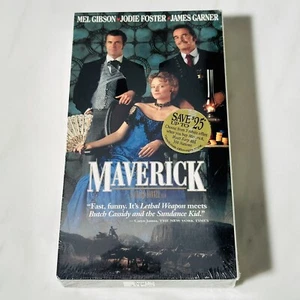 Maverick - VHS - Classic Western - New / Sealed / Watermark - Mel Gibson - ME - Picture 1 of 8