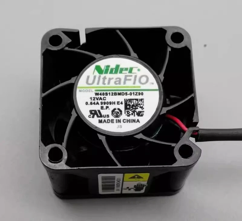 Nidec W40S12BMD5-01Z90 4CM 4028 12V 0.64A Cooling Fan - Image 1 of 1