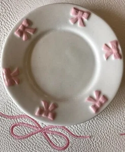 Edición Limitada PRIMARK Coqueta Arco Cerámica JABÓN BARATIJA PLATO VIRAL (Leves Defectos) - Imagen 1 de 4