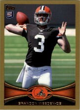 2012 Topps Gold Football Card Pick