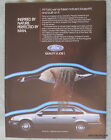 Ford Taurus - Magazine Print Ad 1987 8 x 11