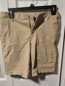The Childrens Place Girls Youth Siz3 12 Uniform Shorts Tan Brown - Picture 1 of 1