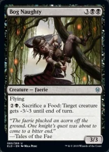 BOG NAUGHTY ~mtg NM-M Throne of Eldraine Unc x4 - Picture 1 of 1