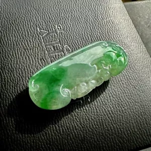 【KATHY JADE】【BESTBUY】Colgante de jadeíta verde esmeralda helada《Grado A》 - Imagen 1 de 7