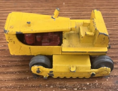 USED MATCHBOX SERIES Vintage Toy Caterpillar Tractor LESNEY 1975-1980 #39 - Image 1 of 4