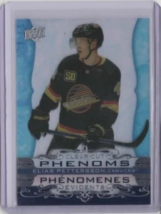 Tim Hortons Clear Cut Phenoms #CC2 2020-21 Upper Deck Elias Pettersson - Imagen 1 de 2
