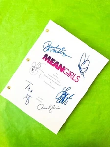 Mean Girls Movie Script of 118 Pages Amy Poehler, Amanda Seyfried Autographs - Picture 1 of 8