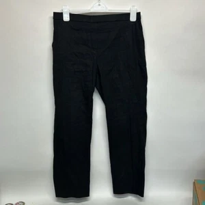 Theory Gr. 10 schwarze Hose Gummibund 62% Leinen - Bild 1 von 9
