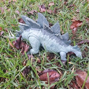 Jurassic Park World Action Attack STEGOSAURUS Mattel 2017 Action Figure Dinosaur - Picture 1 of 12