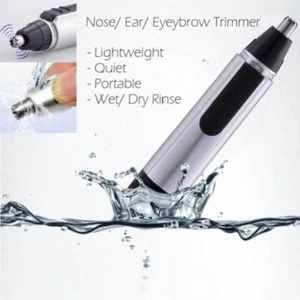 Nose Hair Trimmer Face Neck Ear Eyebrow Shaver Clipper Groomer Cleaner Unisex - Picture 1 of 10