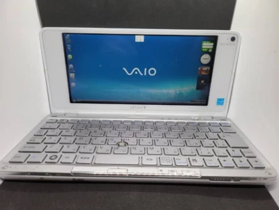 SONY VAIO tipo P VGN-P70H blanco RAM 2 GB Intel Atom Z520 1,33 GHz funcionando Japón Foto 1 de 4