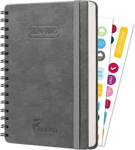 Calendar 2025 Book Calendar (Aug.2024-Dec.2025) Diary 2025 A5 1 Week 2 Pages, St - Picture 1 of 7