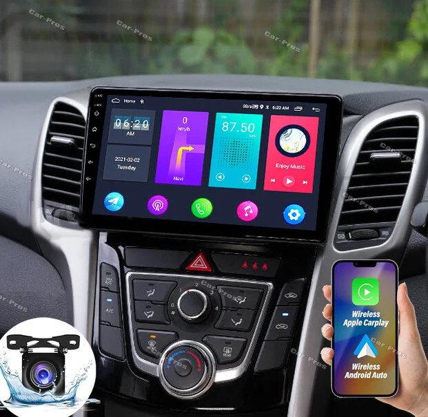 Apple Carplay For Hyundai Elantra GT 2013-2017 Car Stereo Radio GPS Navi + Cam - Image 1 of 4