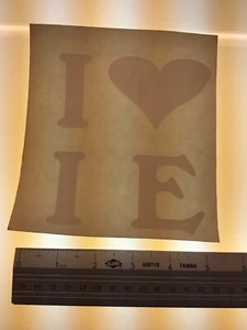 I ❤️ IE Inland Empire - BLANCO - Calcomanía adhesiva de vinilo - Y7-2.720 - Imagen 1 de 2