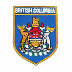 BRITISH COLUMBIA BLUE SHIELD CANADA PROVINCIAL FLAG IRON-ON PATCH CREST BADGE