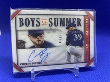 2020 PANINI CHRONICLES CORBIN BURNES AMERICA’S PASTIME BOYS OF SUMMER AUTO /99