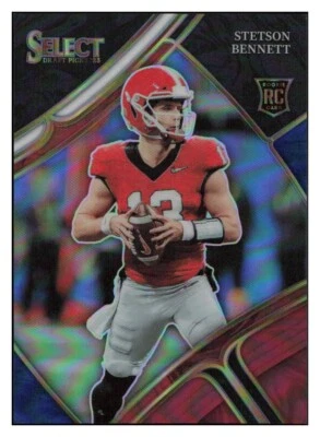 E034 STETSON BENNETT RC 2023 SELECT PRIZM REFRACTOR 160/199 #125 GEORGIA RARE SP - Image 1 of 2