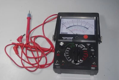 Monacor MT 400TR  Spiegelscala-Multimeter mit Prüfadapter Neu - Bild 1 von 2