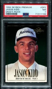 PSA 7 NEAR MINT 1994 SKYBOX PREMIUM JASON KIDD #DP2 DRAFT PICKS ROOKIE RC DB254 - Picture 1 of 1