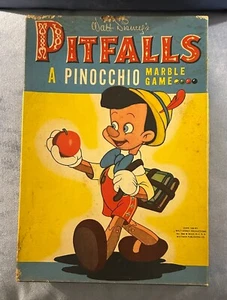 WALT DISNEY'S PITFALLS PINOCHO MÁRMOL JUEGO 1939 WHITMAN 3948 - Imagen 1 de 11