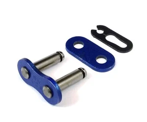 Clipschloss in blau für RK Kette 428 SB z.b für Yamaha WR 125, YZF-R 125, MT 125 - Bild 1 von 2